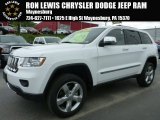 2013 Bright White Jeep Grand Cherokee Overland 4x4 #103937796