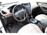 2013 Hyundai Santa Fe Sport AWD Beige Interior