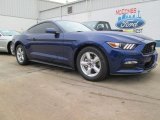 2015 Deep Impact Blue Metallic Ford Mustang V6 Coupe #103975600