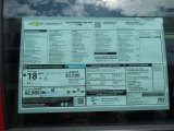 2015 Chevrolet Silverado 1500 LT Regular Cab 4x4 Window Sticker