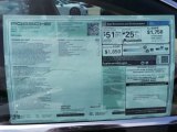2015 Porsche Panamera S E-Hybrid Window Sticker