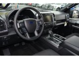 2015 Ford F150 XLT SuperCrew Black Interior
