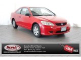 2004 Rally Red Honda Civic Value Package Coupe #103975556