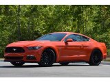 2015 Competition Orange Ford Mustang GT Premium Coupe #104029544
