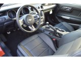 2015 Ford Mustang GT Premium Coupe Ebony Interior