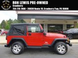 2003 Flame Red Jeep Wrangler SE 4x4 #104061975
