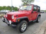 2003 Jeep Wrangler Flame Red