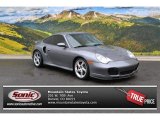 2002 Seal Grey Metallic Porsche 911 Turbo Coupe #104061772