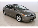 2008 Galaxy Gray Metallic Honda Civic EX-L Sedan #104096266