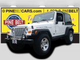2003 Stone White Jeep Wrangler Rubicon 4x4 #104095939