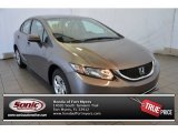 2015 Urban Titanium Metallic Honda Civic LX Sedan #104095889