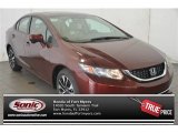 2015 Crimson Pearl Honda Civic EX Sedan #104095878