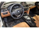2015 BMW 3 Series 328d xDrive Sedan Saddle Brown Interior