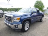 2015 Stone Blue Metallic GMC Sierra 1500 SLE Double Cab 4x4 #104129917