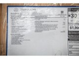 2015 Mercedes-Benz CLA 250 Window Sticker