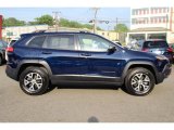 True Blue Pearl Jeep Cherokee in 2014