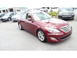 2013 Cabernet Red Pearl Hyundai Genesis 3.8 Sedan #104230300