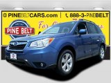 2015 Quartz Blue Pearl Subaru Forester 2.5i Limited #104230146