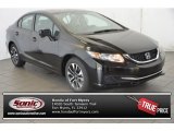 2015 Crystal Black Pearl Honda Civic EX Sedan #104253639