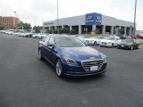 2015 Ibiza Blue Hyundai Genesis 3.8 Sedan #104253700