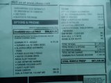 2015 Chevrolet Silverado 3500HD High Country Crew Cab Dual Rear Wheel 4x4 Window Sticker