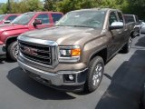 2015 GMC Sierra 1500 SLT Double Cab 4x4 Front 3/4 View