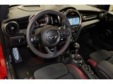 2015 Mini Cooper John Cooper Works 2 Door JCW Black/Carbon Black/Dinamica w/Red Accent Interior