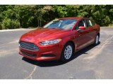 2015 Ruby Red Metallic Ford Fusion S #104381590