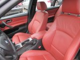 2010 BMW 3 Series 335i Sedan Coral Red/Black Dakota Leather Interior