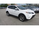 2015 Super White Toyota RAV4 XLE #104439823