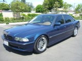 2001 Biarritz Blue Metallic BMW 7 Series 740iL Sedan #1007235