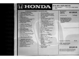 2016 Honda HR-V EX Window Sticker