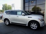 2011 Infiniti QX 56 4WD Front 3/4 View