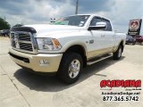 2012 Bright White Dodge Ram 2500 HD Laramie Longhorn Crew Cab 4x4 #104603359