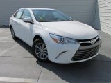 2015 Super White Toyota Camry LE #104603434