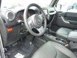 2015 Jeep Wrangler Unlimited Rubicon 4x4 Black Interior