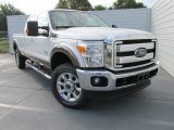 2015 White Platinum Ford F350 Super Duty Lariat Crew Cab 4x4 #104645269