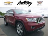 2012 Deep Cherry Red Crystal Pearl Jeep Grand Cherokee Overland 4x4 #104645430