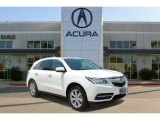 White Diamond Pearl Acura MDX in 2016