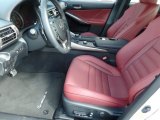 2015 Lexus IS 350 F Sport Rioja Red Interior