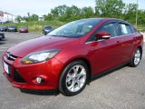 2013 Ford Focus Titanium Sedan Front 3/4 View