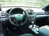 2016 Ford Explorer XLT 4WD Ebony Black Interior