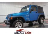 2003 Intense Blue Pearl Jeep Wrangler X 4x4 #104750535