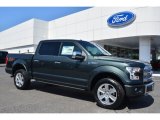 2015 Ford F150 Platinum SuperCrew 4x4 Front 3/4 View