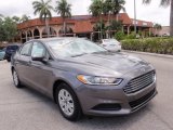 2013 Sterling Gray Metallic Ford Fusion S #104798739