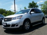 2015 Silver Ice Metallic Chevrolet Traverse LT AWD #104838895