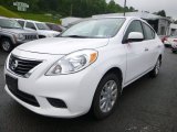 2014 Nissan Versa Fresh Powder White