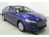 2014 Deep Impact Blue Ford Fusion S #104900421