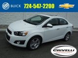 2015 Summit White Chevrolet Sonic LTZ Sedan #104933180