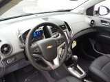 2015 Chevrolet Sonic LTZ Sedan Jet Black/Dark Titanium Interior
